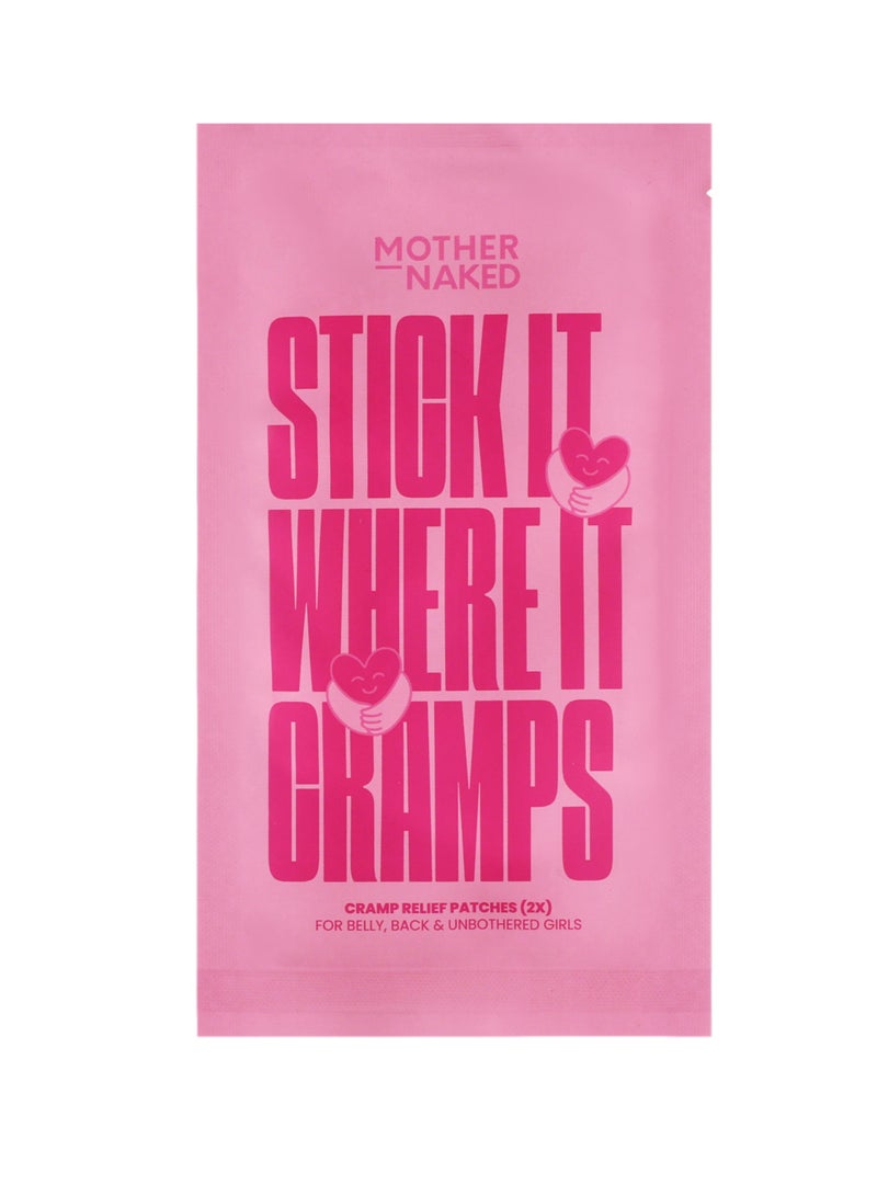 Mother Naked Stick It Where It Cramps | Period Patches | 2x Patches Per Pack | Fast Relief From Cramps | Warming And Cooling Comfort - Image 2